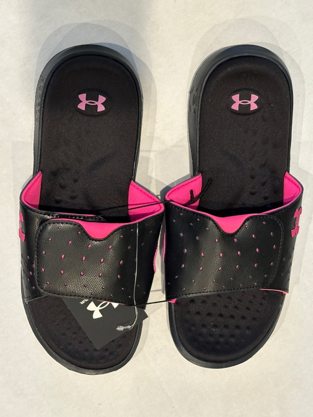 Under Armour Womens Ignite Casual Flip Flop Slides Sandal Youth 5.5Y 6.5Y NEW